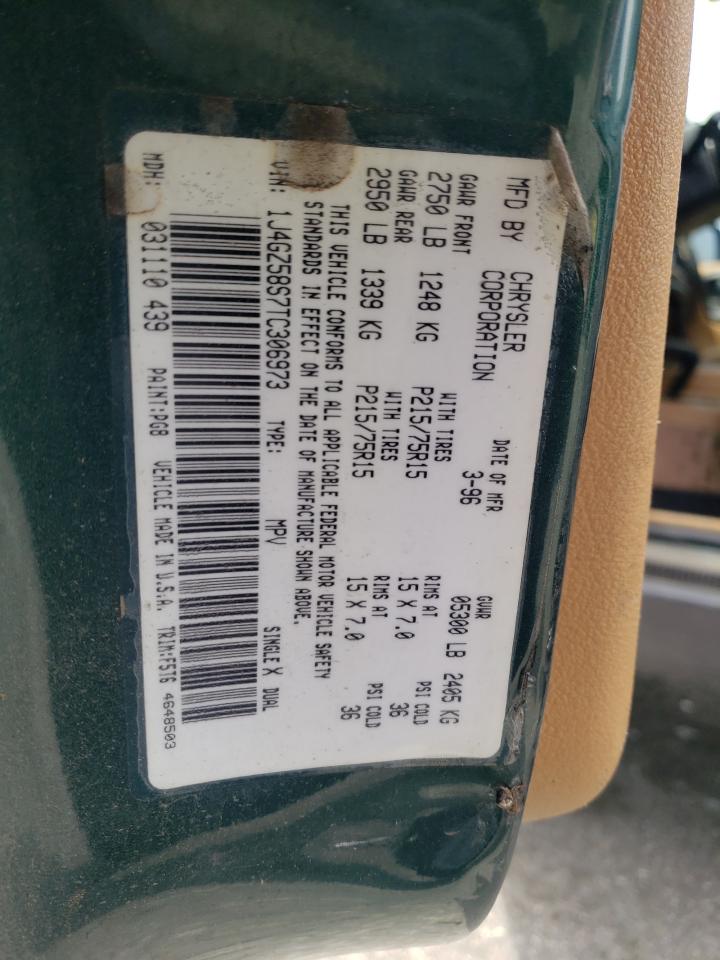 1J4GZ58S7TC306973 1996 Jeep Grand Cherokee Laredo