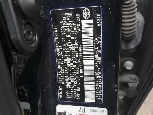 VIN 4T1BF1FK8DU684604 2013 Toyota Camry, L no.13