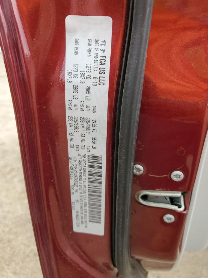 1C4PJMDX1KD491622 2019 Jeep Cherokee Limited