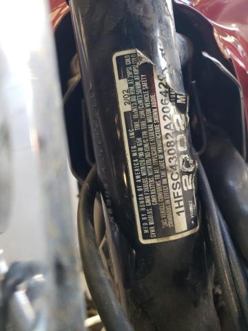 2002 HONDA VT1100 C2 1HFSC43082A206429