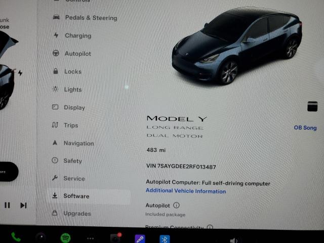 2024 Tesla Model Y VIN: 7SAYGDEE2RF013487 Lot: 50279944