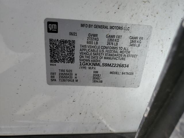 1GKKNMLS9MZ226834 GMC Acadia SLT 14