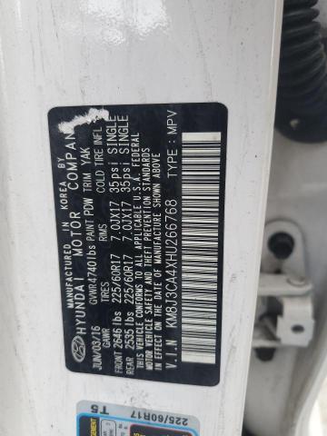 2017 Hyundai Tucson Limited VIN: KM8J3CA4XHU266768 Lot: 50452704