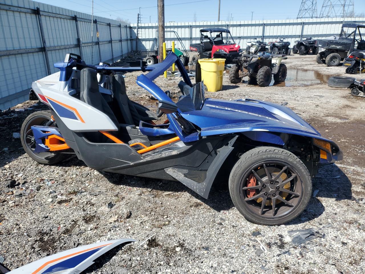 POLARIS SLINGSHOT 2022 blue  gas 57XAARHB6N8153414 photo #1