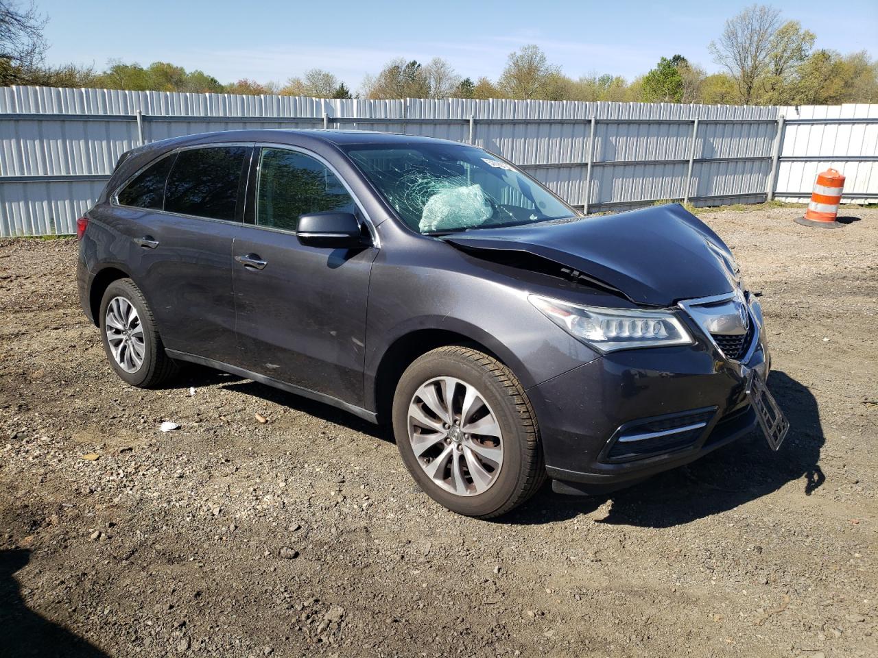 5FRYD4H4XEB003064 2014 Acura Mdx Technology