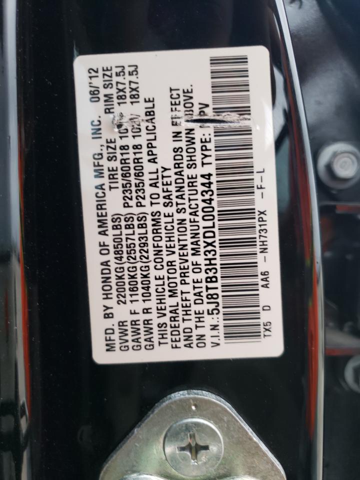 5J8TB3H3XDL004344 2013 Acura Rdx