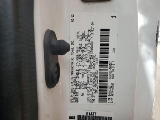 5TFLU5F12CX027632 | 2012 Toyota tundra