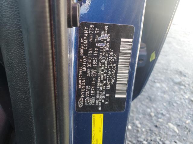 2015 Hyundai Accent Gs VIN: KMHCT5AEXFU224367 Lot: 50767024