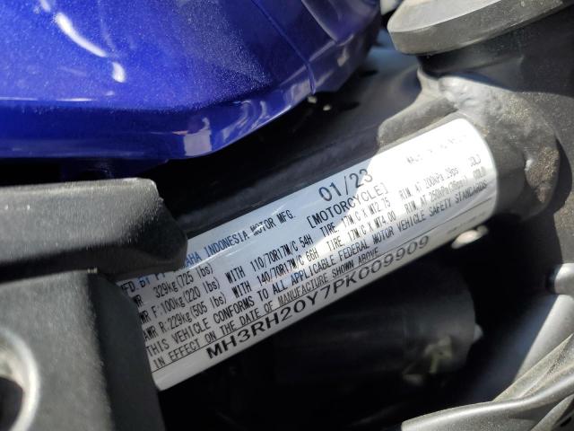 2023 YAMAHA MT-03 MH3RH20Y7PK009909