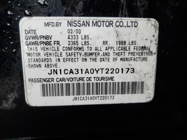 Lot #2478353405 2000 NISSAN MAXIMA GLE salvage car