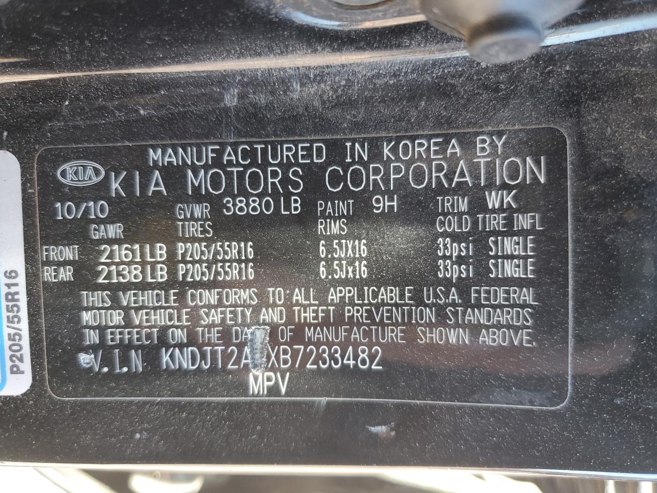 KNDJT2A2XB7233482 2011 Kia Soul +