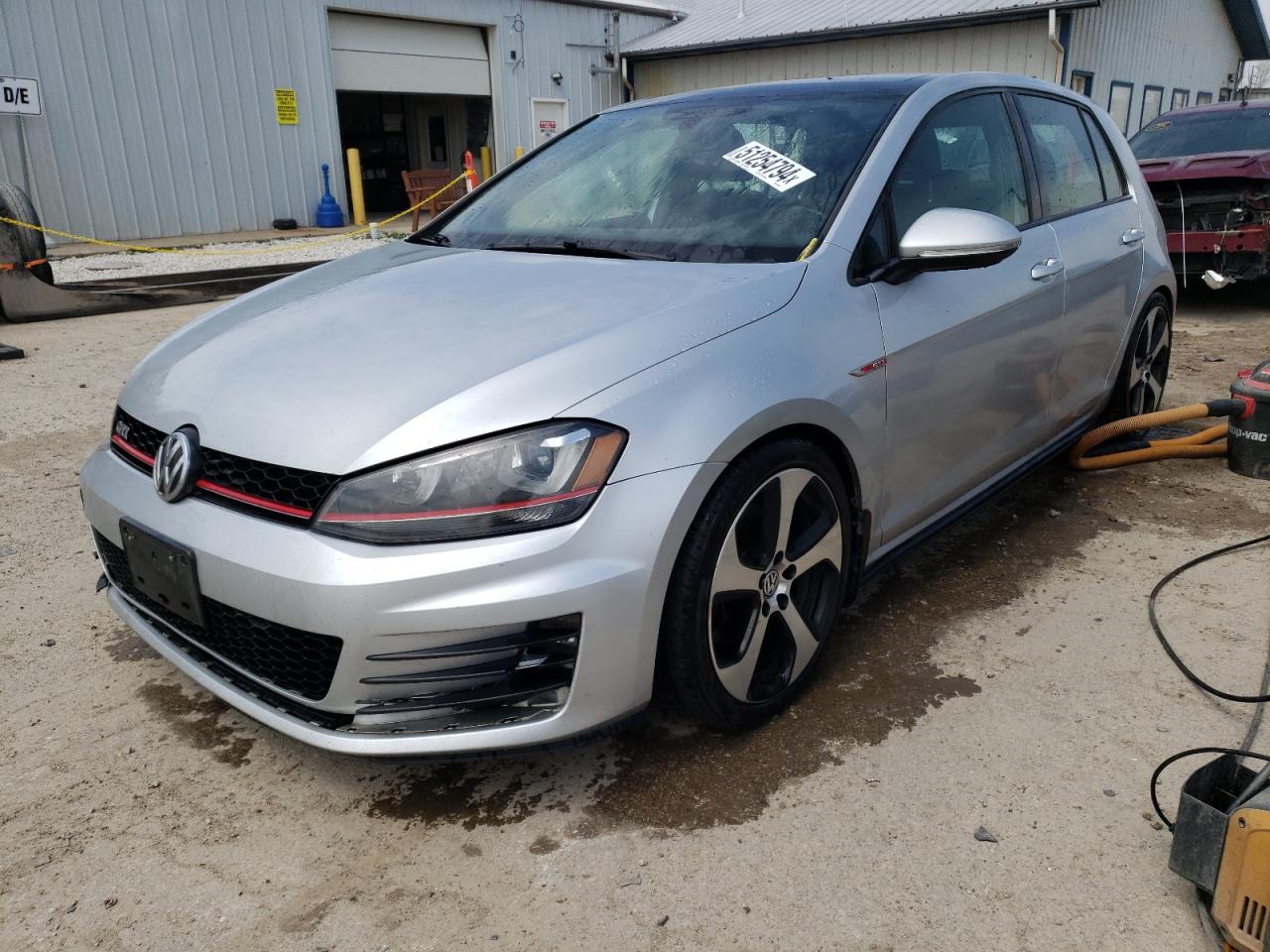 3VW5T7AU9GM051329 2016 Volkswagen Gti S/Se