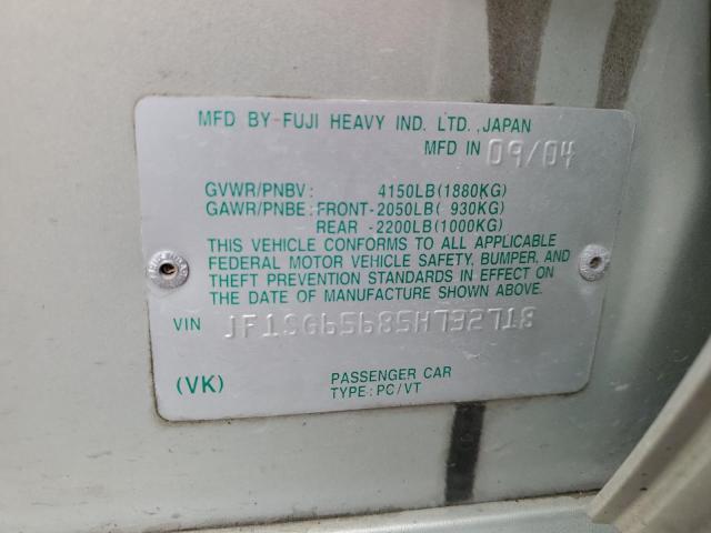 2005 Subaru Forester 2.5Xs VIN: JF1SG65685H732718 Lot: 50685904