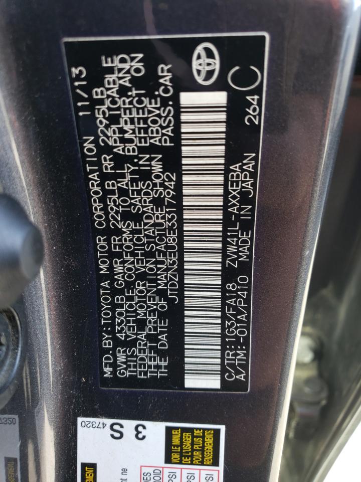 2014 Toyota Prius V vin: JTDZN3EU8E3317942