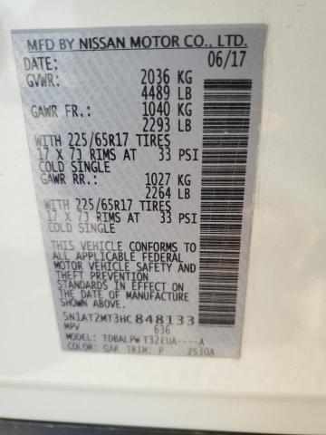 2017 NISSAN ROGUE S - 5N1AT2MT3HC848133