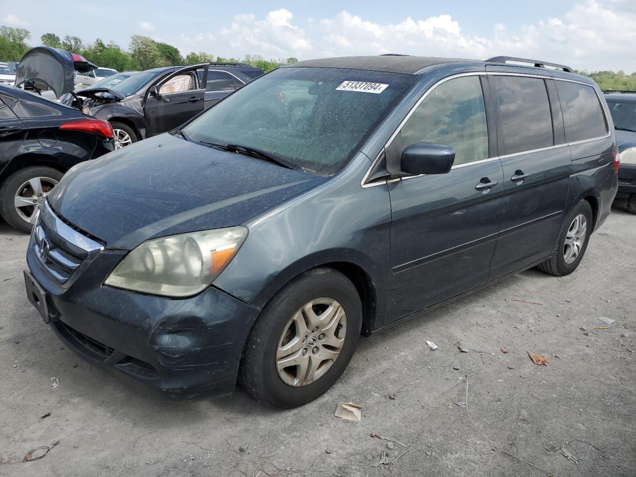 Lot #2574106631 2005 HONDA ODYSSEY EX