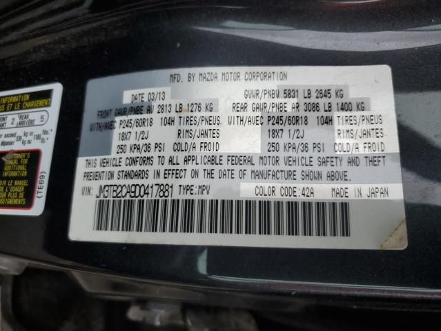 VIN JM3TB2CA9D0417881 2013 Mazda CX-9, Touring no.13