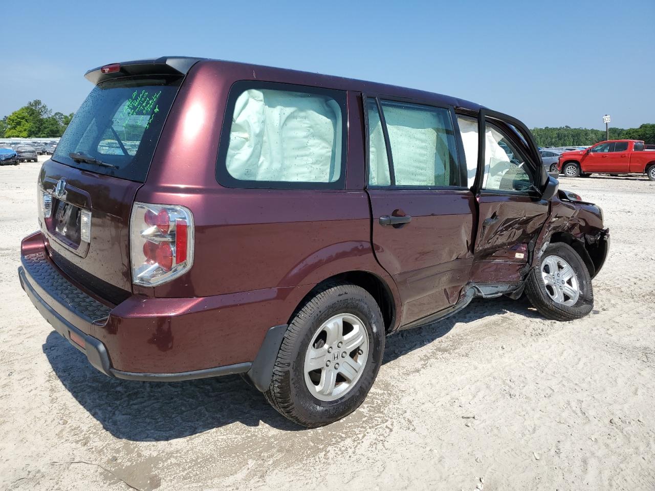 5FNYF28127B020837 2007 Honda Pilot Lx