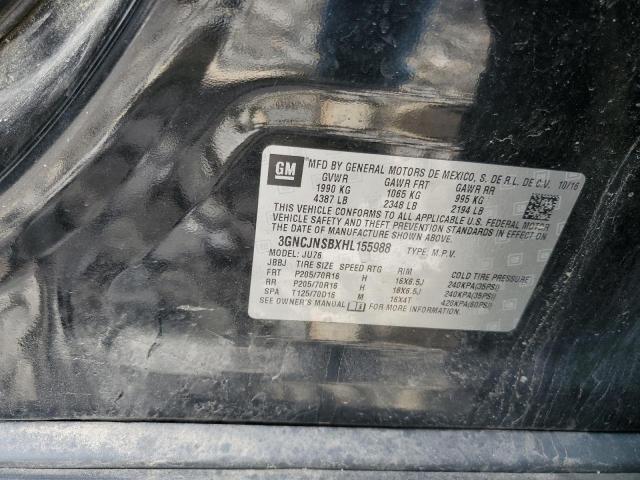 2017 Chevrolet Trax Ls VIN: 3GNCJNSBXHL155988 Lot: 51767574