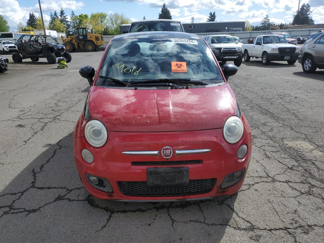 2012 Fiat 500 Sport vin: 3C3CFFBR1CT500450