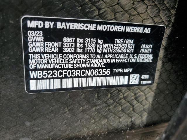 2024 BMW IX XDRIVE5 WB523CF03RCN06356