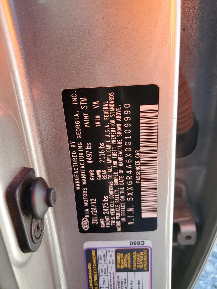 5XXGR4A6XDG109990 2013 Kia Optima Sx