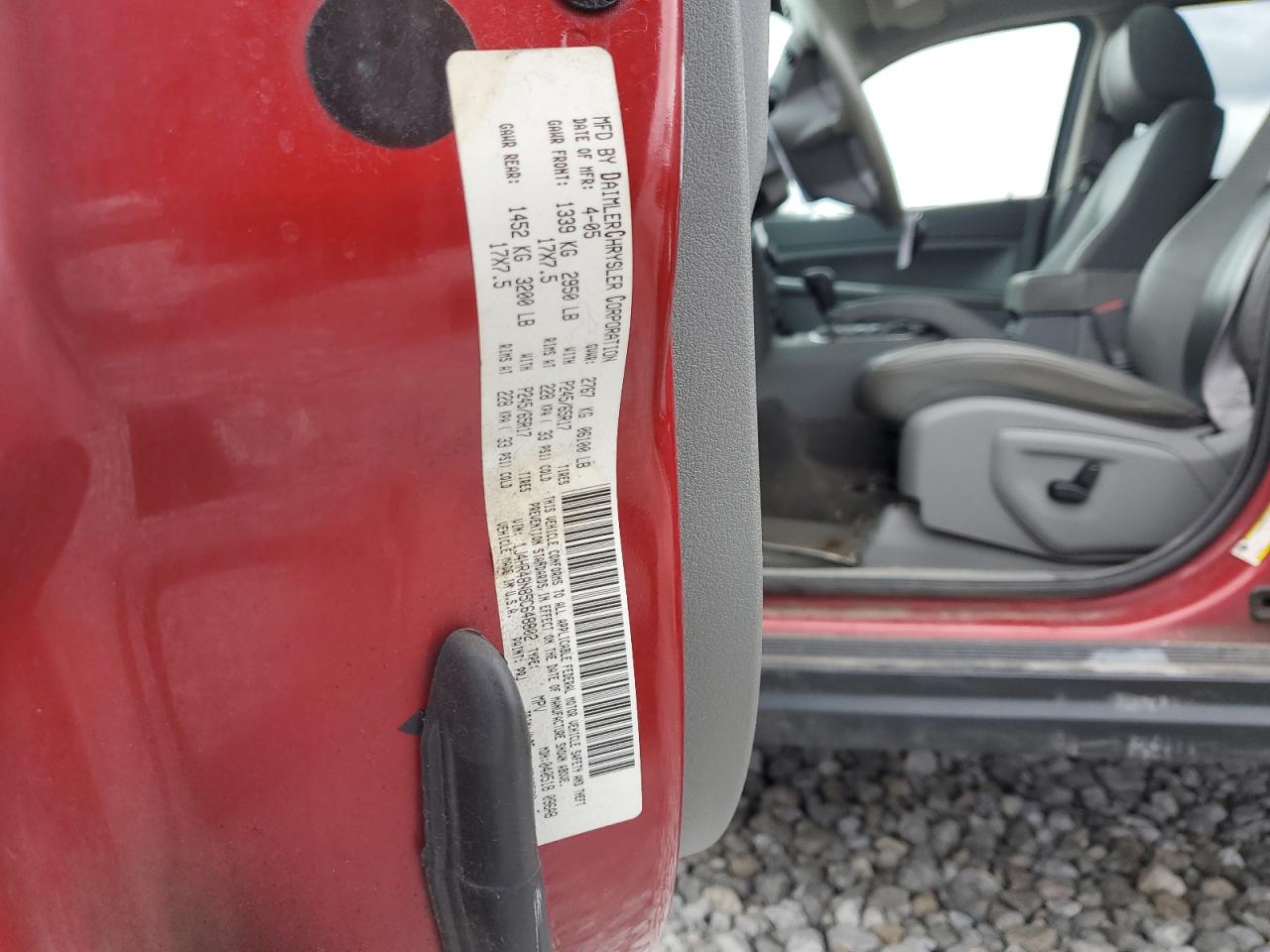 1J4HR48N85C648802 2005 Jeep Grand Cherokee Laredo