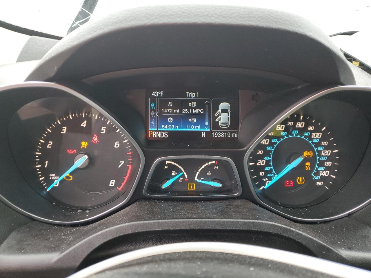 1FMCU0GX3DUA13808 2013 Ford Escape Se