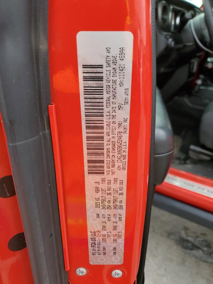 1C4GJXAG5KW524678 2019 Jeep Wrangler Sport