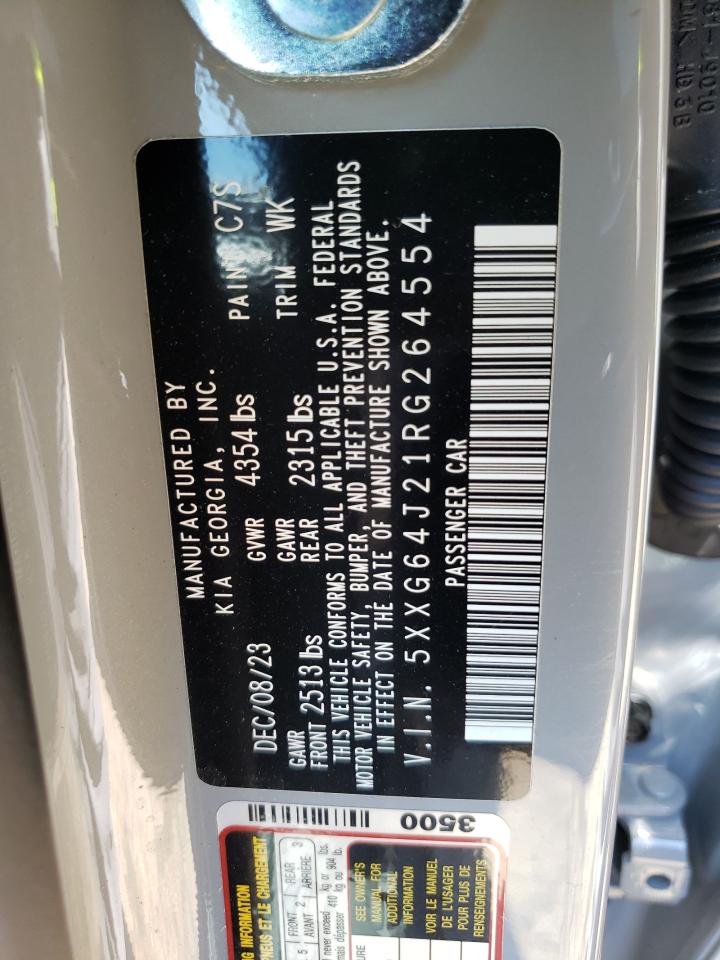 5XXG64J21RG264554 2024 Kia K5 Gt Line