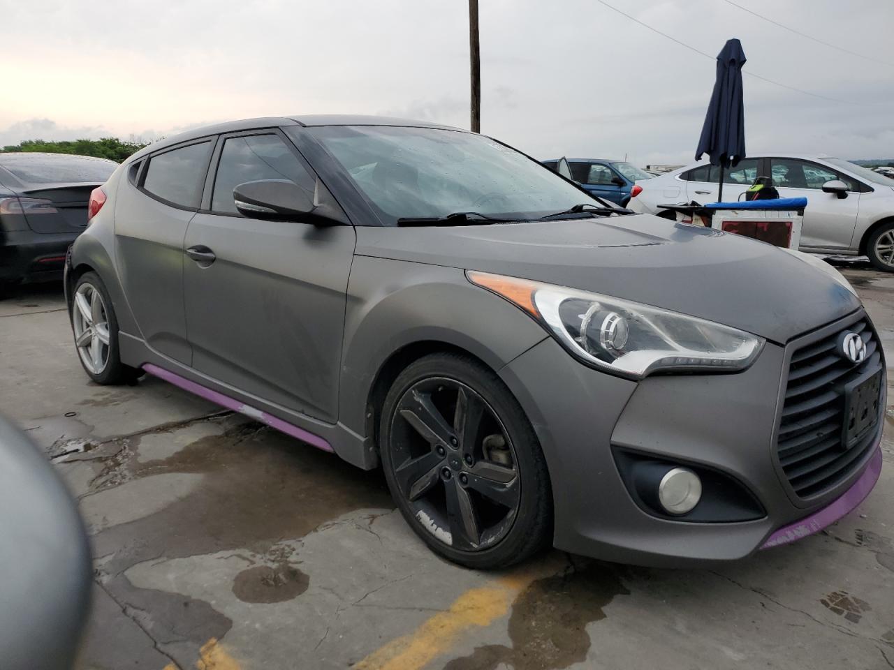 KMHTC6AE0EU200955 2014 Hyundai Veloster Turbo