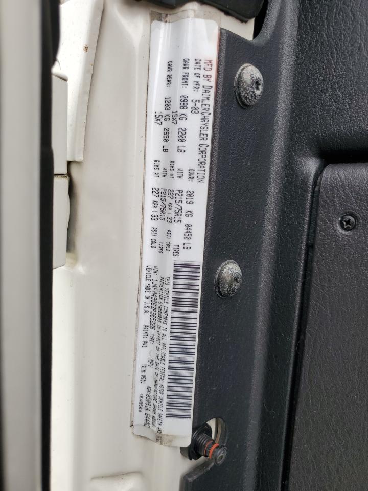 1J4FA49S63P365226 2003 Jeep Wrangler / Tj Sport