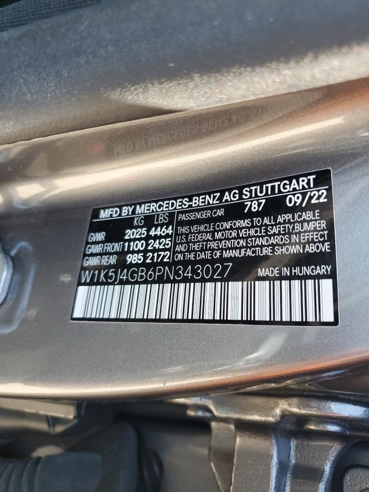 W1K5J4GB6PN343027 2023 Mercedes-Benz Cla 250