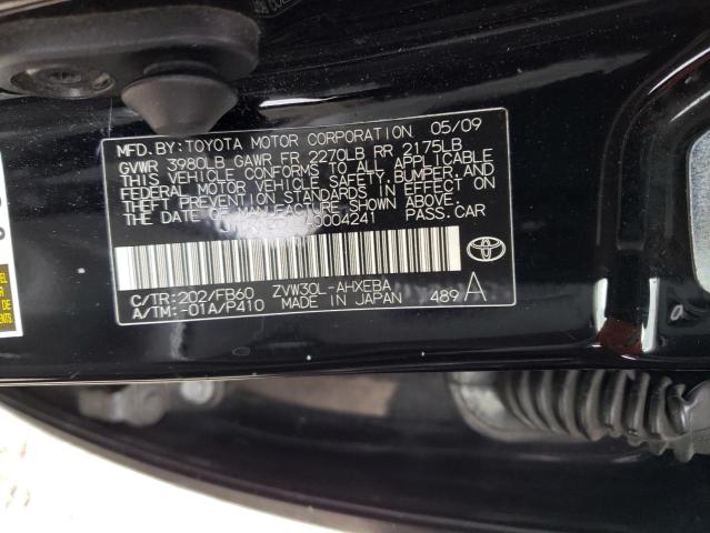 2010 Toyota Prius VIN: JTDKN3DU4A0004241 Lot: 51614694