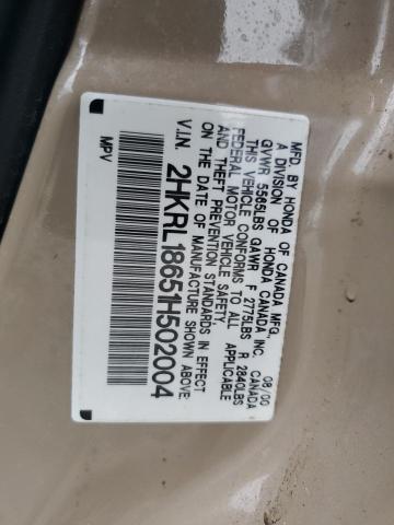 2001 Honda Odyssey Ex VIN: 2HKRL18651H502004 Lot: 50284314