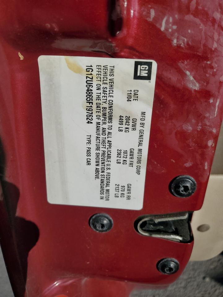 1G1ZU64865F197624 2005 Chevrolet Malibu Maxx Lt