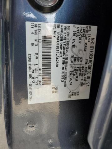 2004 Ford Expedition Eddie Bauer VIN: 1FMFU18L14LA62638 Lot: 52832294