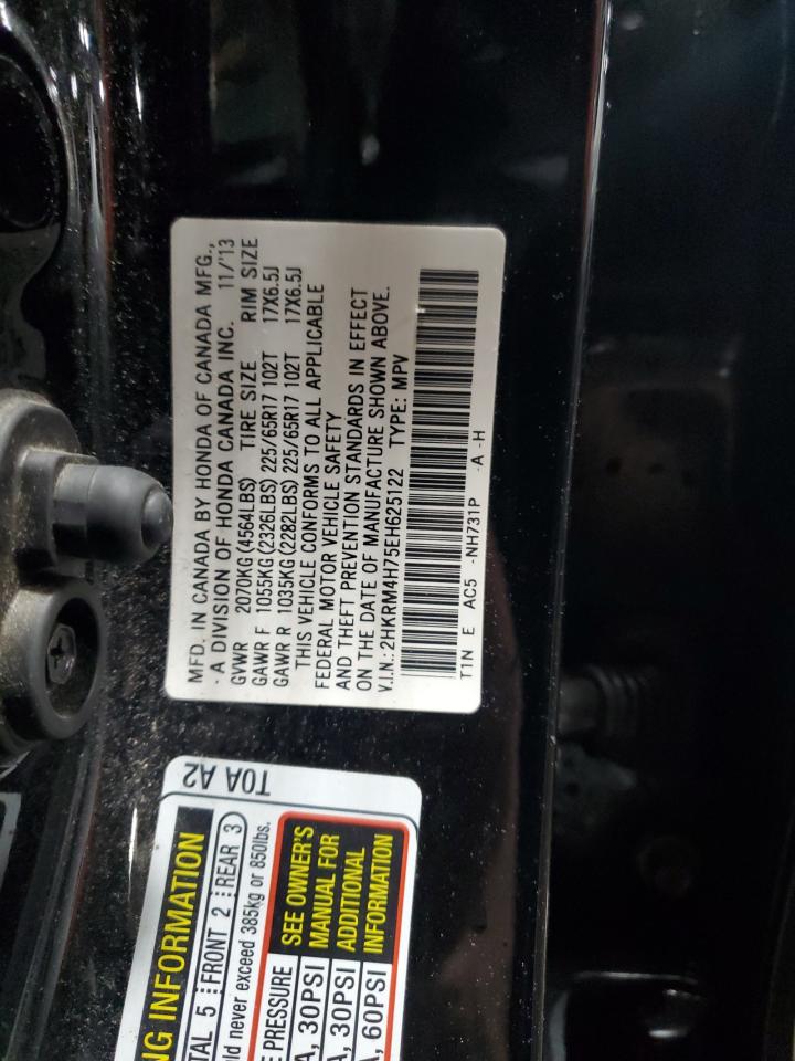 2HKRM4H75EH625122 2014 Honda Cr-V Exl