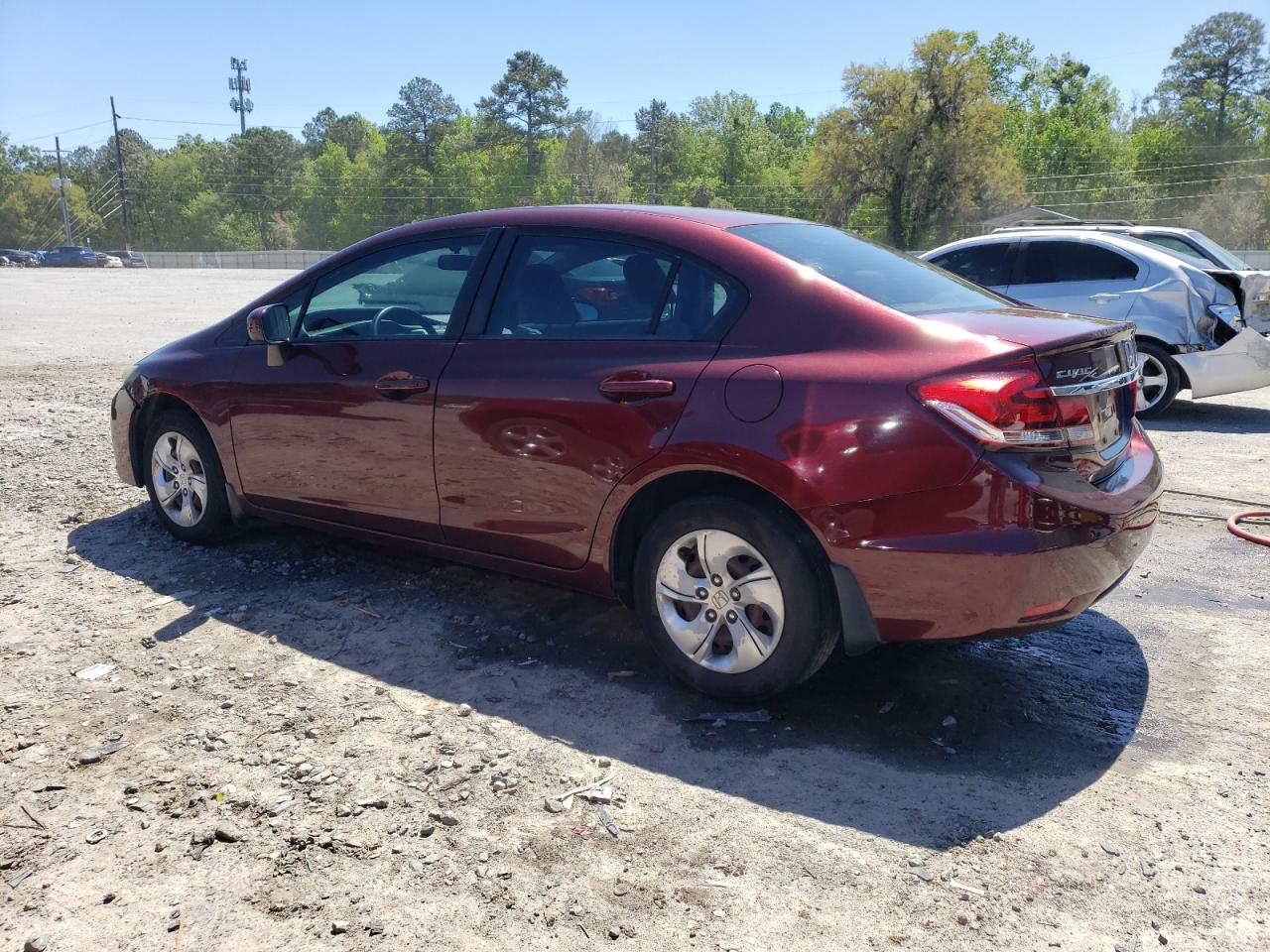 Lot #2445523867 2015 HONDA CIVIC LX