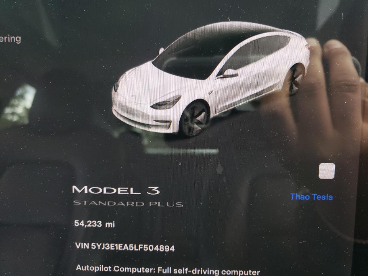 5YJ3E1EA5LF504894 2020 Tesla Model 3