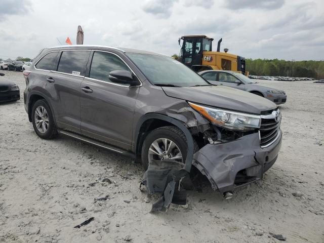 VIN 5TDJKRFH0FS091275 2015 Toyota Highlander, Xle no.4