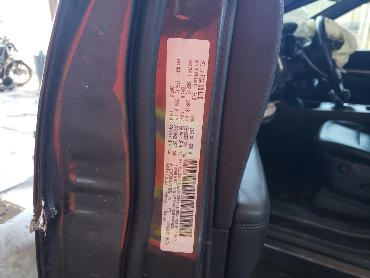 1C4RDHAG8JC444832 2018 Dodge Durango Sxt