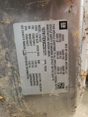 2012 GMC Sierra C1500 VIN: 1GTN1TEX9CZ321271 Lot: 52177774