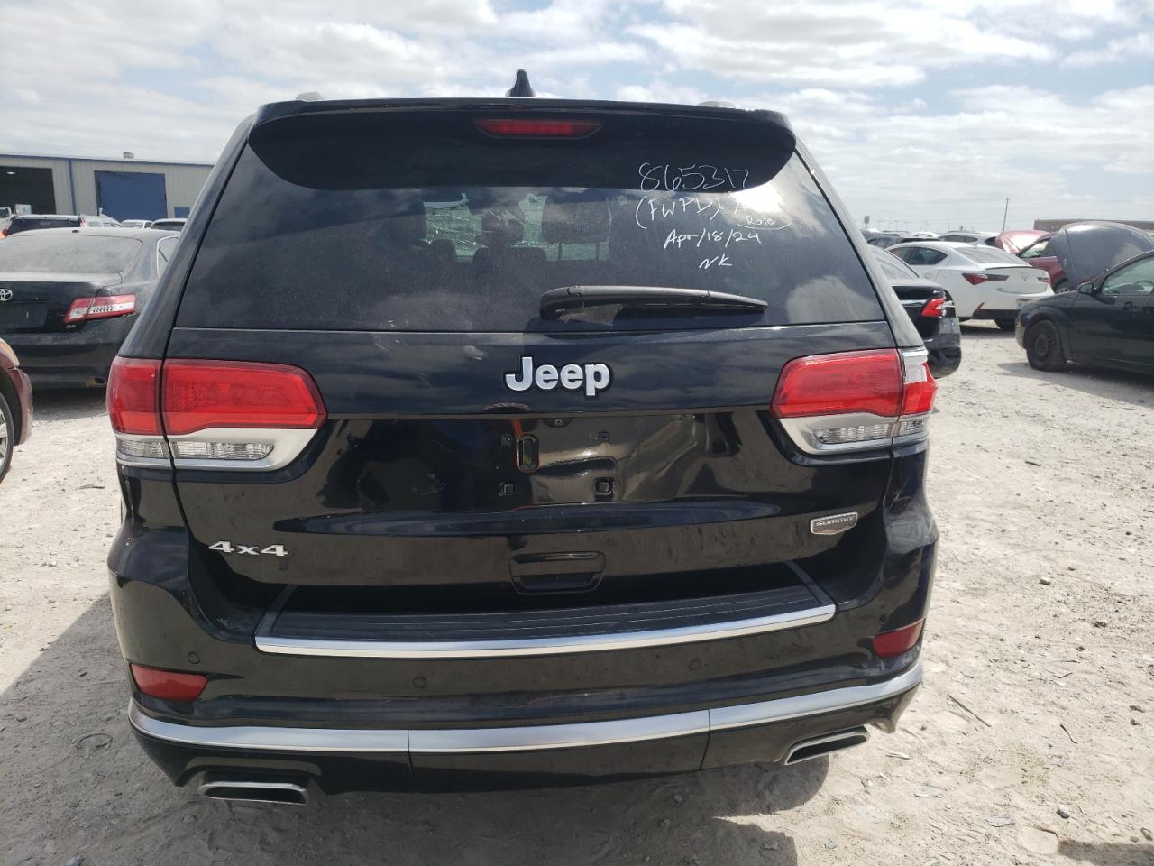 1C4RJFJT4JC394988 2018 Jeep Grand Cherokee Summit
