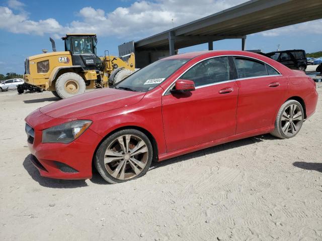 Седани MERCEDES-BENZ CLA-CLASS 2015 Червоний