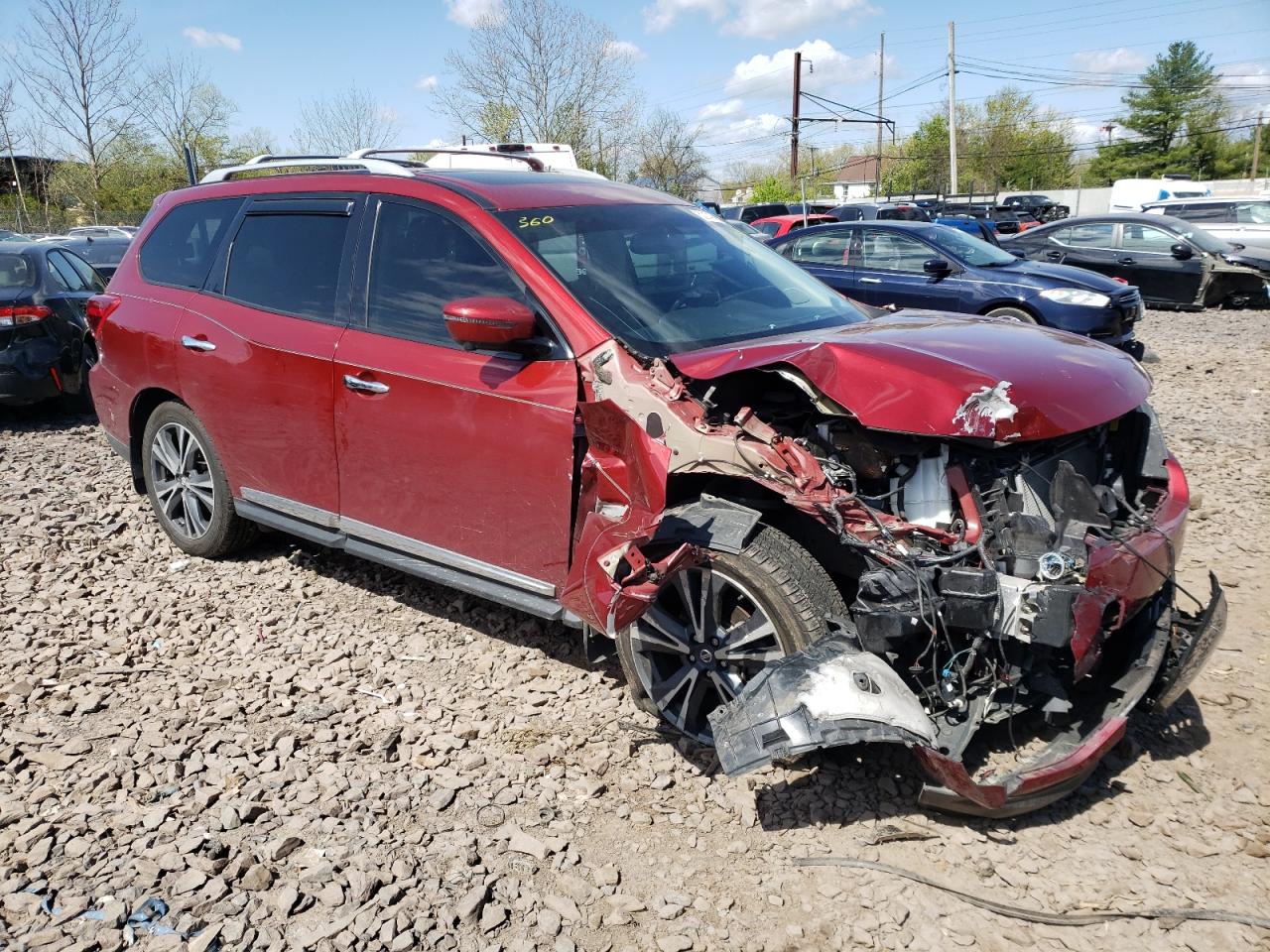 5N1DR2MM3JC619249 2018 Nissan Pathfinder S