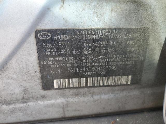 Lot #2468694771 2012 HYUNDAI SONATA GLS salvage car