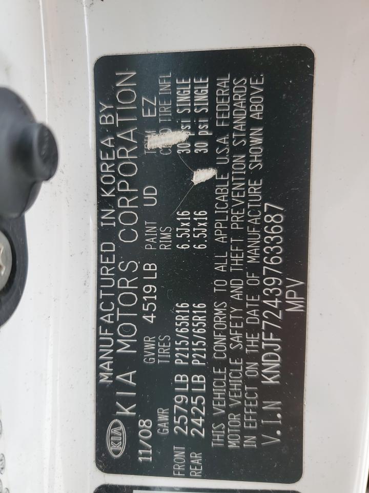 KNDJF724397633687 2009 Kia Sportage Lx