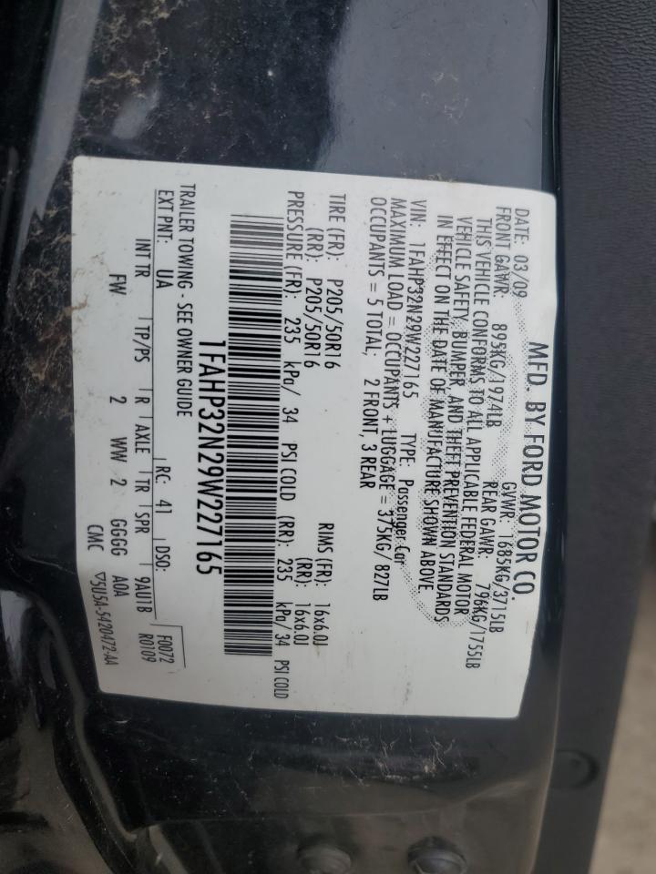 1FAHP32N29W227165 2009 Ford Focus Se