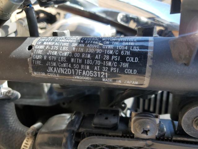 2015 KAWASAKI 900 VULCAN - JKAVN2D17FA053121